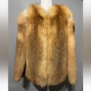 Vintage 50’s 60’s Neiman Marcus Red Fox Fur Coat